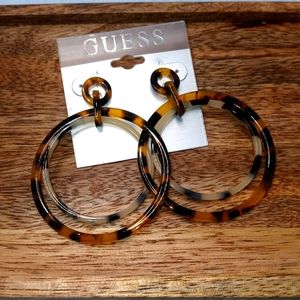 Tortoiseshell Guess Earrings